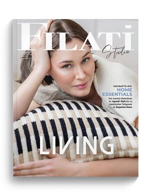 LIVING No. 1 - Magasin (DE) + Strikkeopskrifter (DK)
